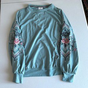 Knox Rose Embroidered Top